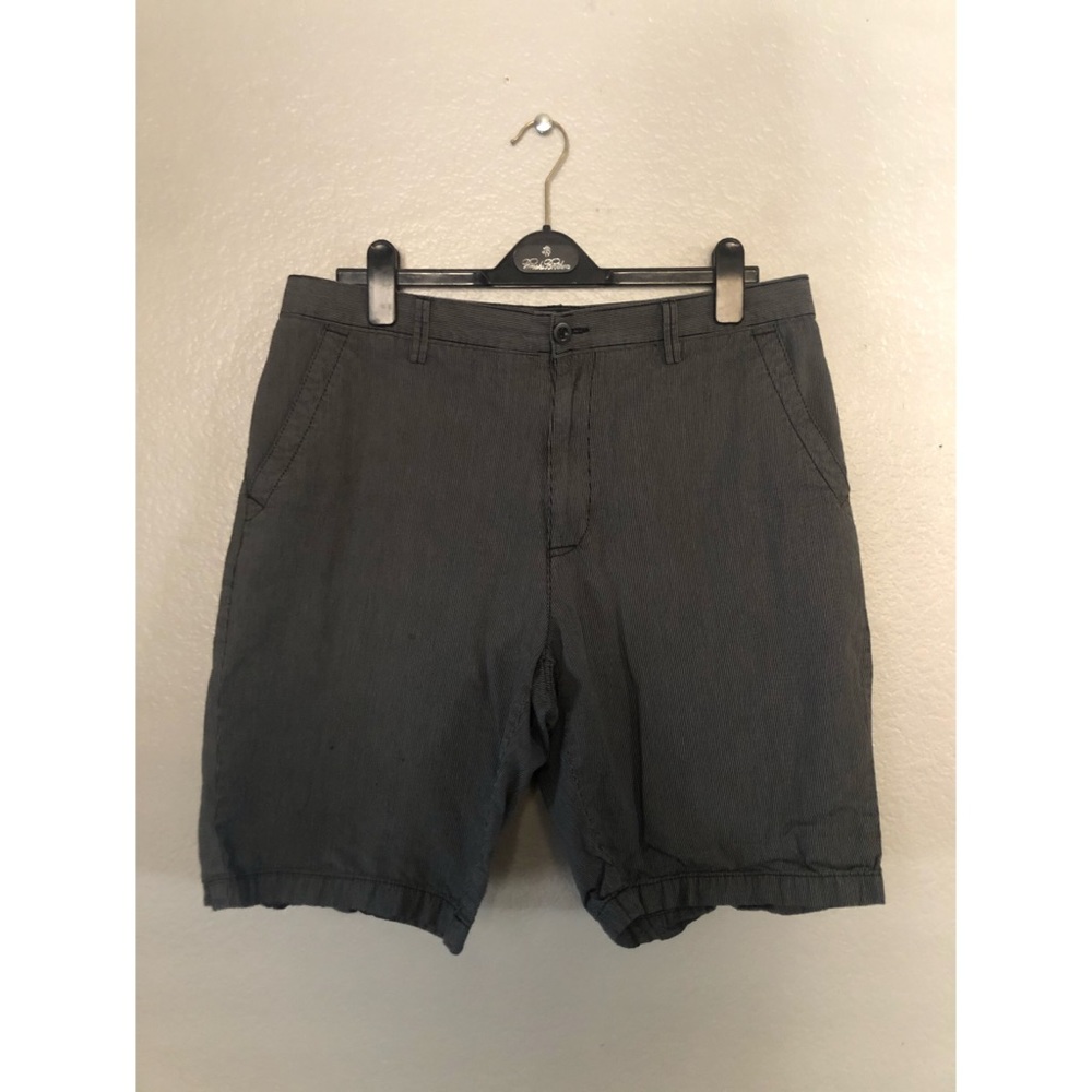 Black Striped Shorts